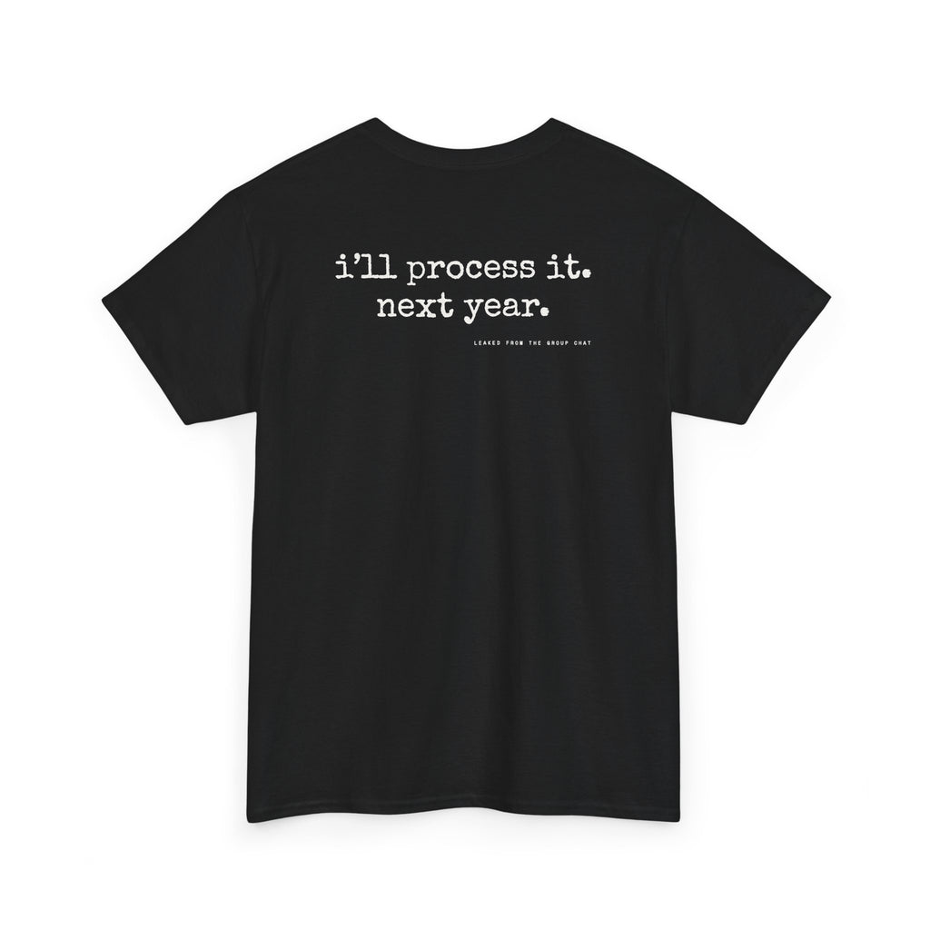 I'll Process It Next Year.