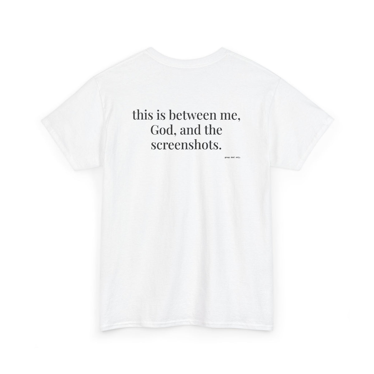 This Is Between Me, God, And The Screenshots.