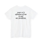 Your Ex's Opinion Of Me Is Not My Problem.