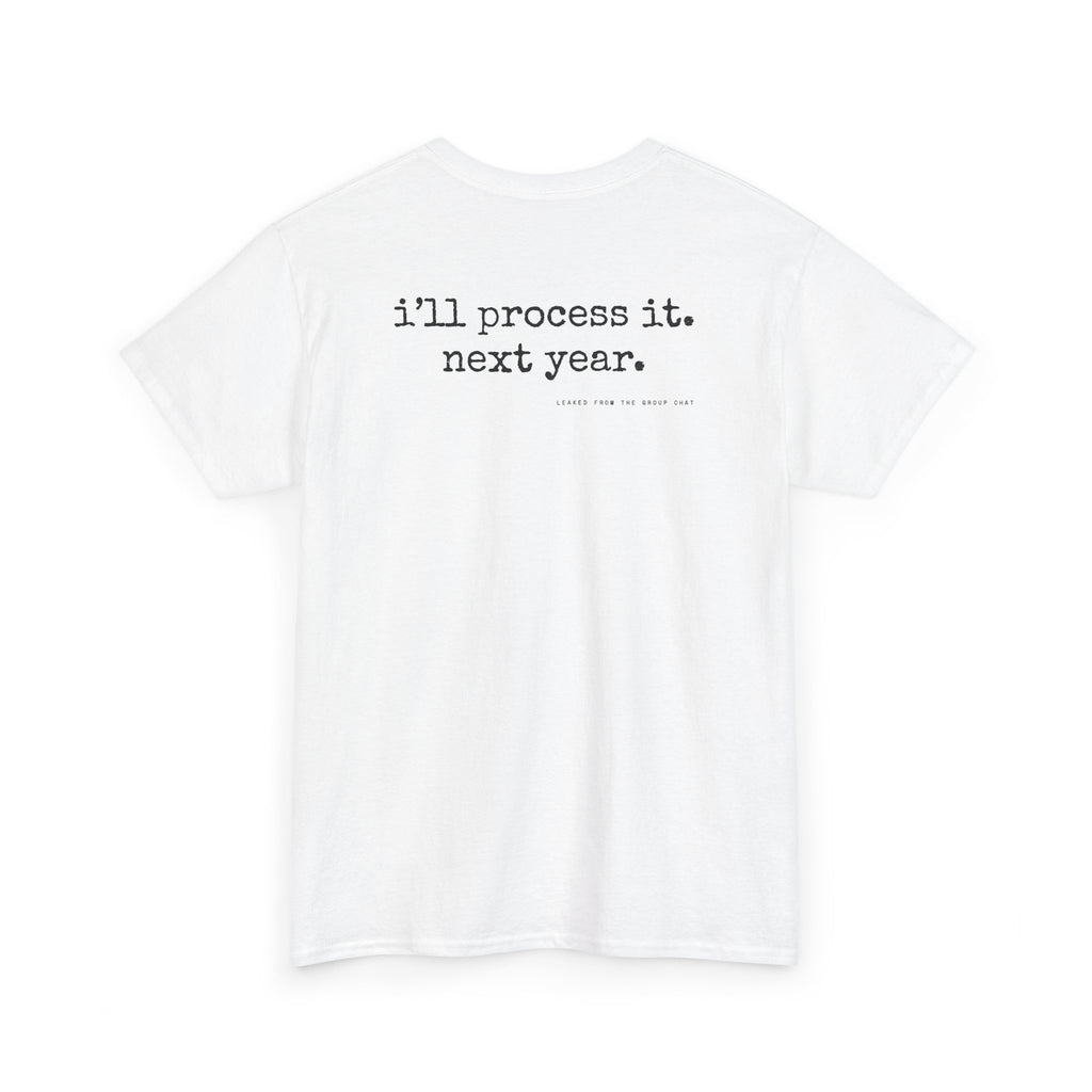 I'll Process It Next Year.